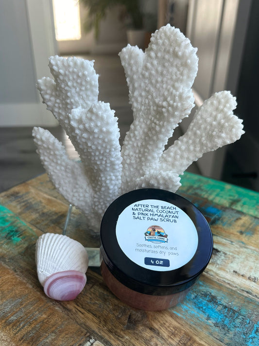 After the Beach - Natural Coconut & Pink Himalayan Salt Paw Scrub