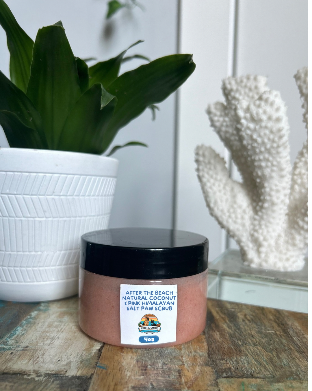 After the Beach - Natural Coconut & Pink Himalayan Salt Paw Scrub