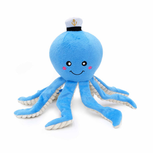 Ollie the Octopus Plush Squeaky Dog Toy