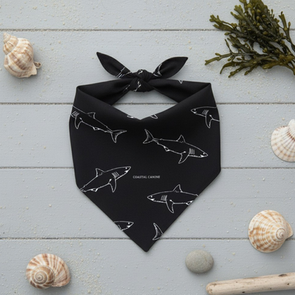 Shark Themed Dog Bandanna