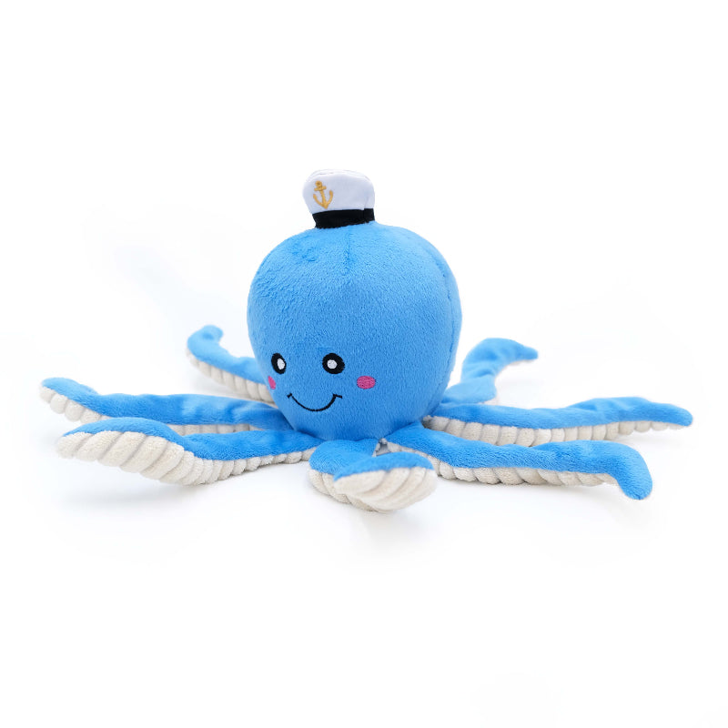 Ollie the Octopus Plush Squeaky Dog Toy
