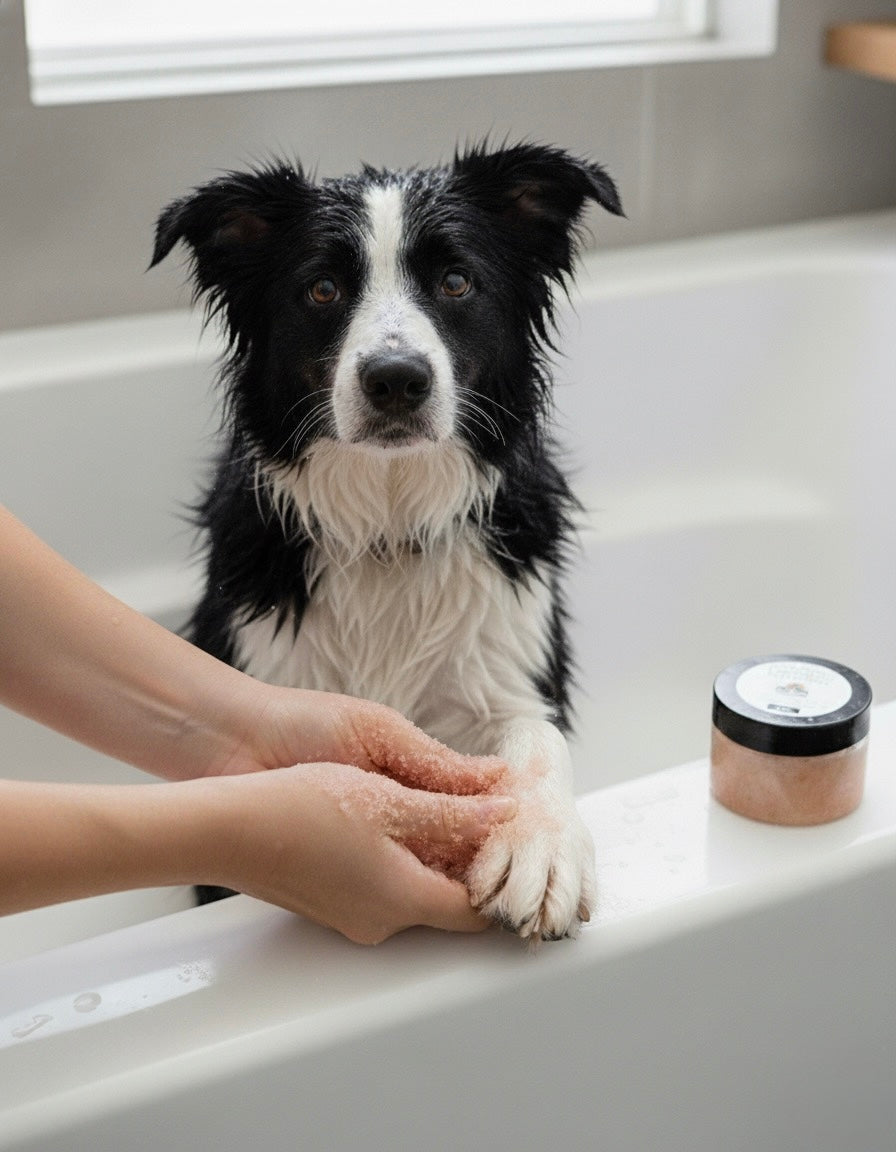 After the Beach - Natural Coconut & Pink Himalayan Salt Paw Scrub